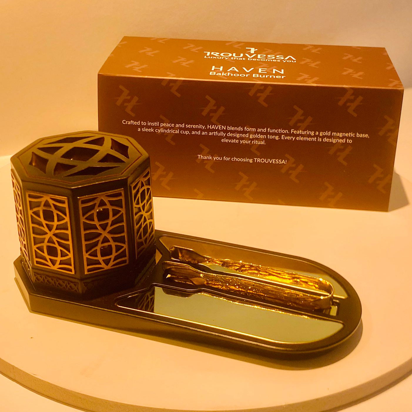 Haven Bakhoor Burner - Beige